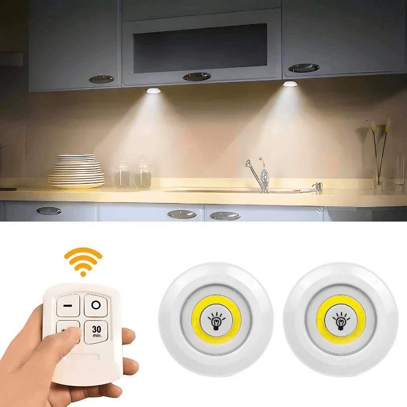 Lâmpadas Led Sem Fio com Controle Remoto - LuxLed - ProntoPraTi