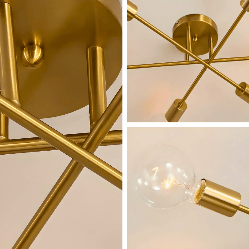 Lustre Sputnik p/ 6 Lâmpadas - SpaceLux - ProntoPraTi