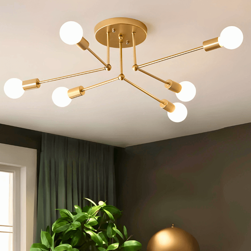 Lustre Sputnik para 6 Lâmpadas - DoubleTrio Lux - ProntoPraTi