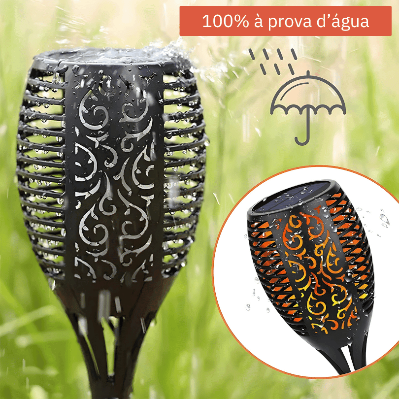 Luminária Tocha Solar - GlowTorch - ProntoPraTi