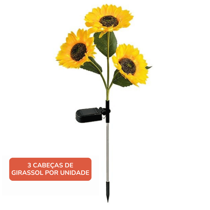 Girassol Led Energia Solar - SolGarden - ProntoPraTi