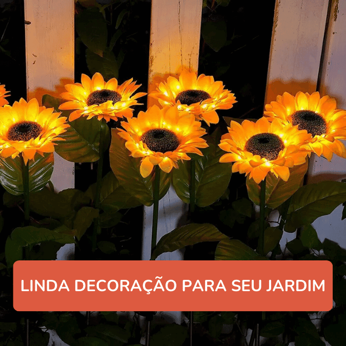 Girassol Led Energia Solar - SolGarden - ProntoPraTi