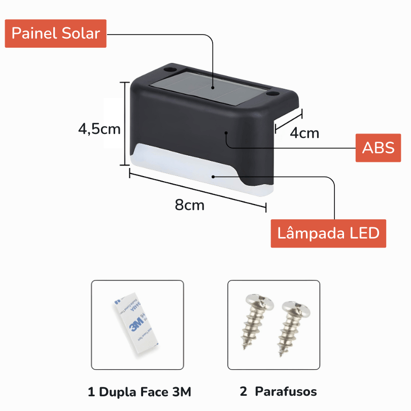 Lâmpada Led Energia Solar - Lumi SolarFlex - ProntoPraTi