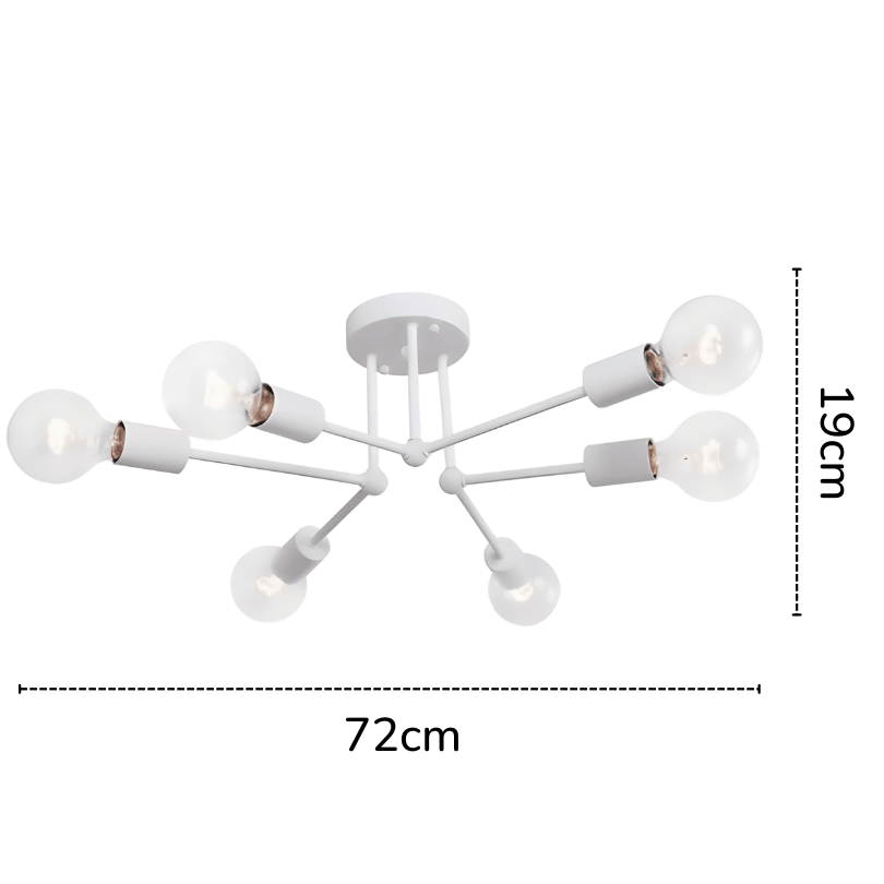 Lustre Sputnik para 6 Lâmpadas - DoubleTrio Lux - ProntoPraTi