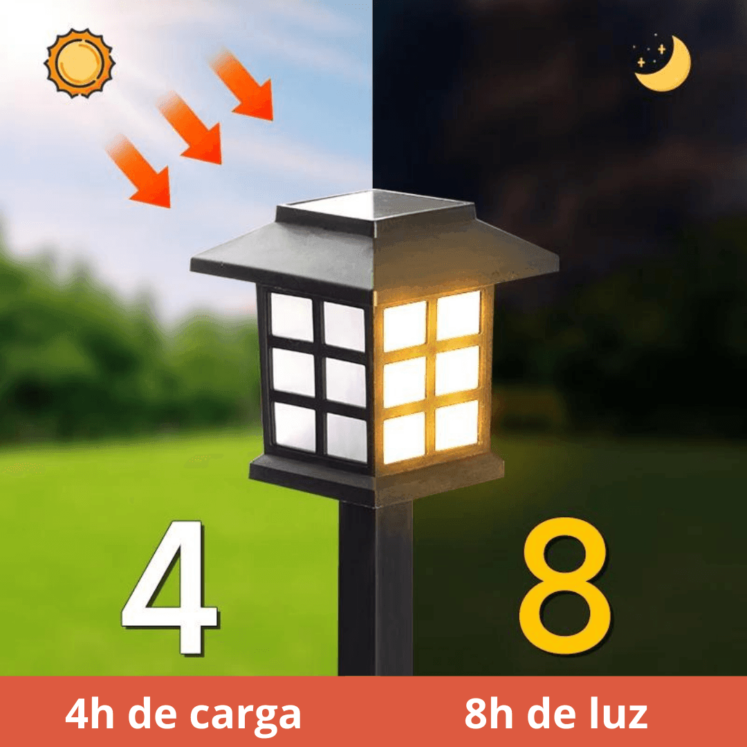 Espeto Solar para Jardim de Led - CubeGarden - ProntoPraTi
